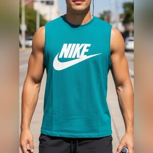 Nike men's blue-green tank top